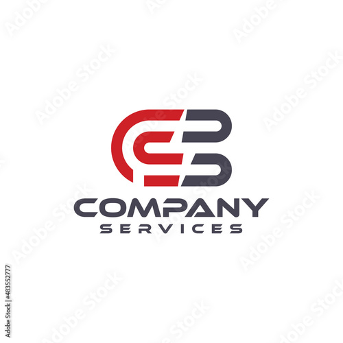 CS or SC letter logo vector with lightning symbol, Perfect to use for any technology, electronics, mechanical or electrical related business.