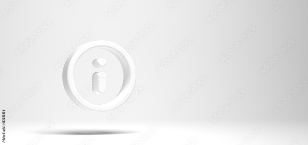 contact icon symbol as a part of communication - 3D Illustration contact icon symbol as a part of communication - 3D Illustration