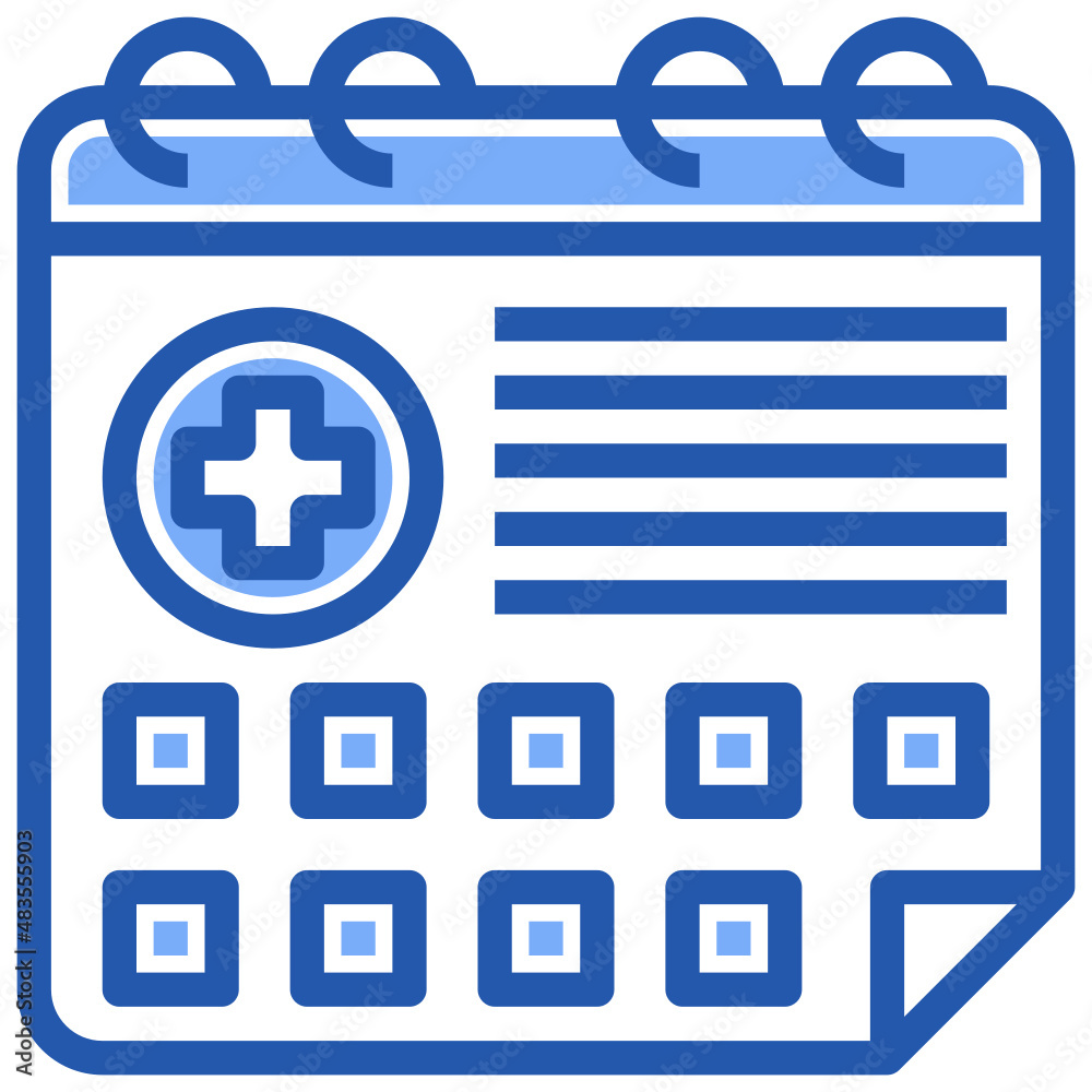 Obraz premium Health Check_Calendar