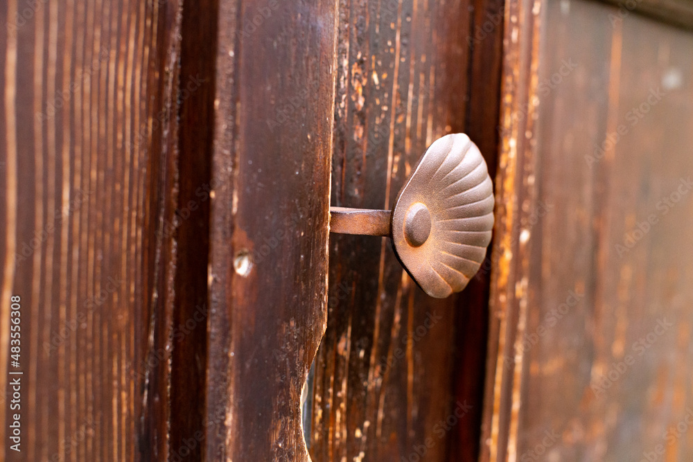 Fototapeta premium Doorknob, Antique knob.