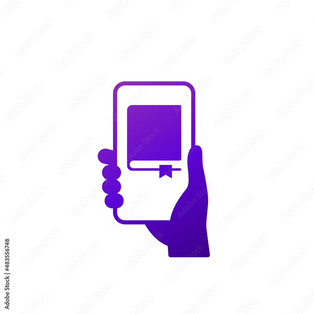 book reader app vector icon book reader app vector icon
