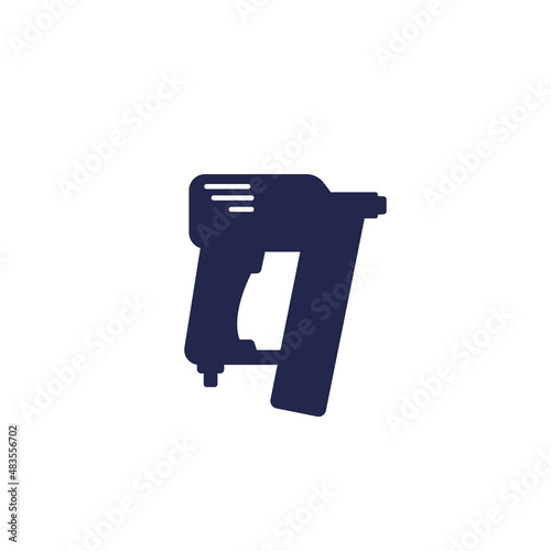 nailer, pneumatic nail gun icon
