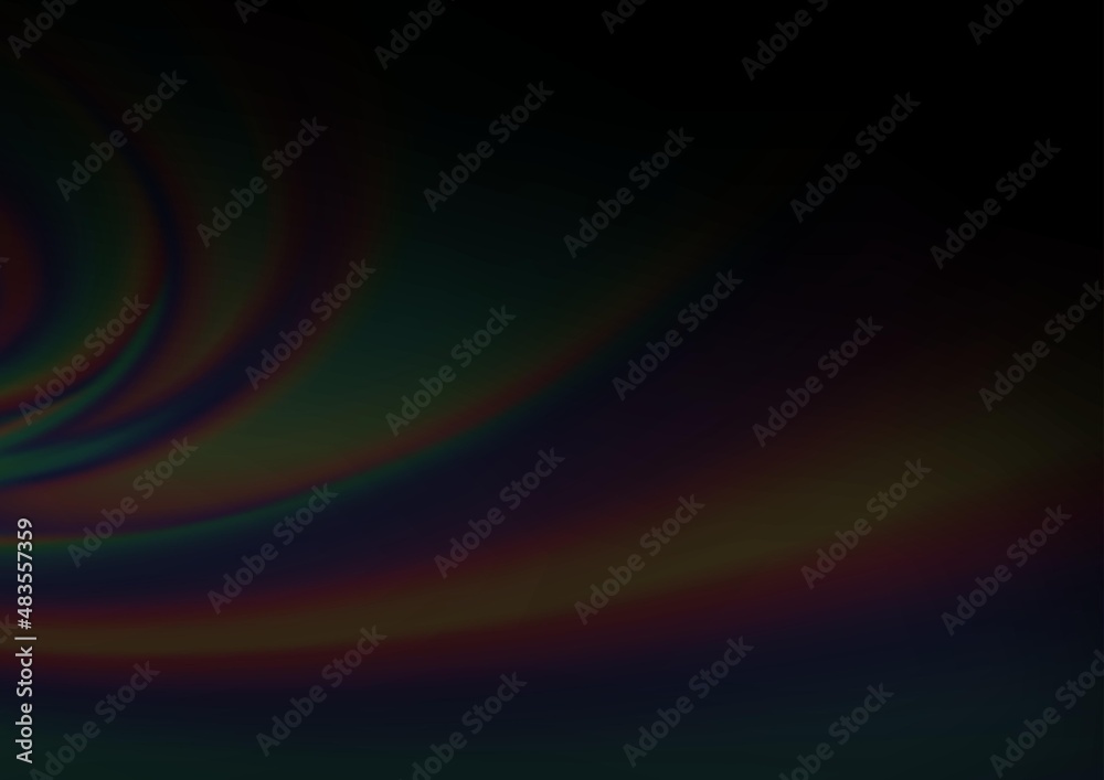 Dark Silver, Gray vector blurred background. Dark Silver, Gray vector blurred background.
