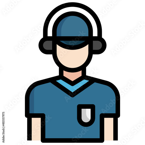 Jobs and professions avatars_DJ