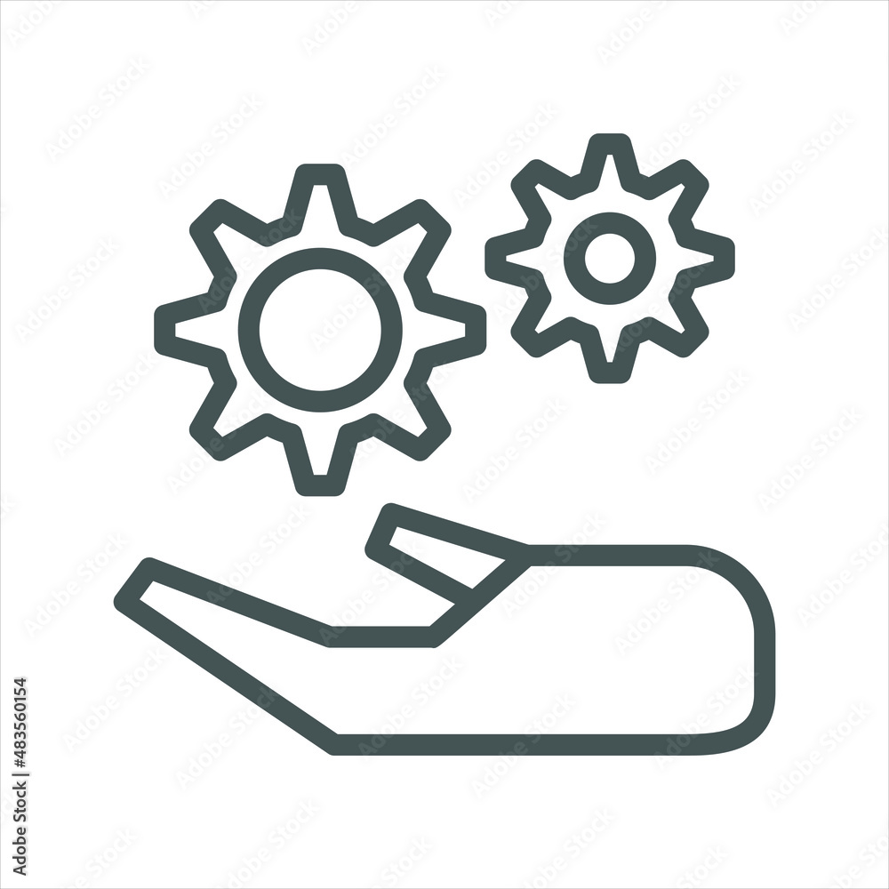 Setting Website Simple Line Icon Setting Website Simple Line Icon
