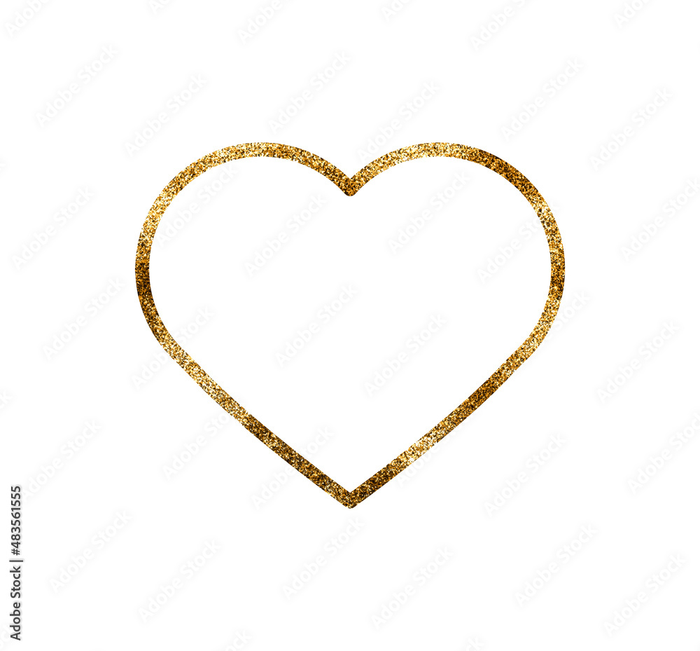 Sparkle glitter texture heart shape frame. Valentine heart shape element for luxury greeting cards and valentines day, design vector isolated icon. Sparkle glitter texture heart shape frame. Valentine heart shape element for luxury greeting cards and valentines day, design vector isolated icon.
