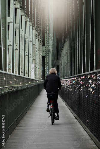 person riding a bicycle © Sergey