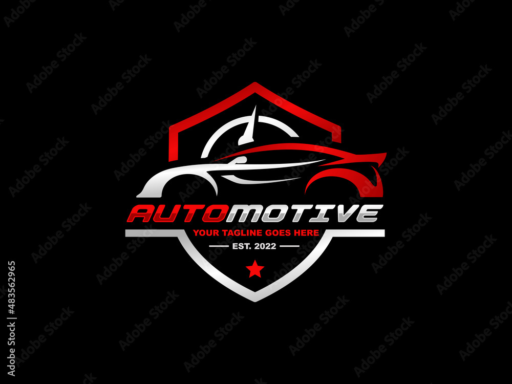 Automotive logo design vector illustration. Car logo vector Stock