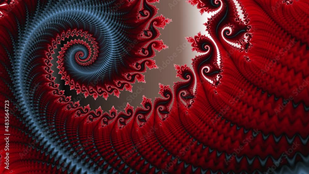 A silent fractal background animation