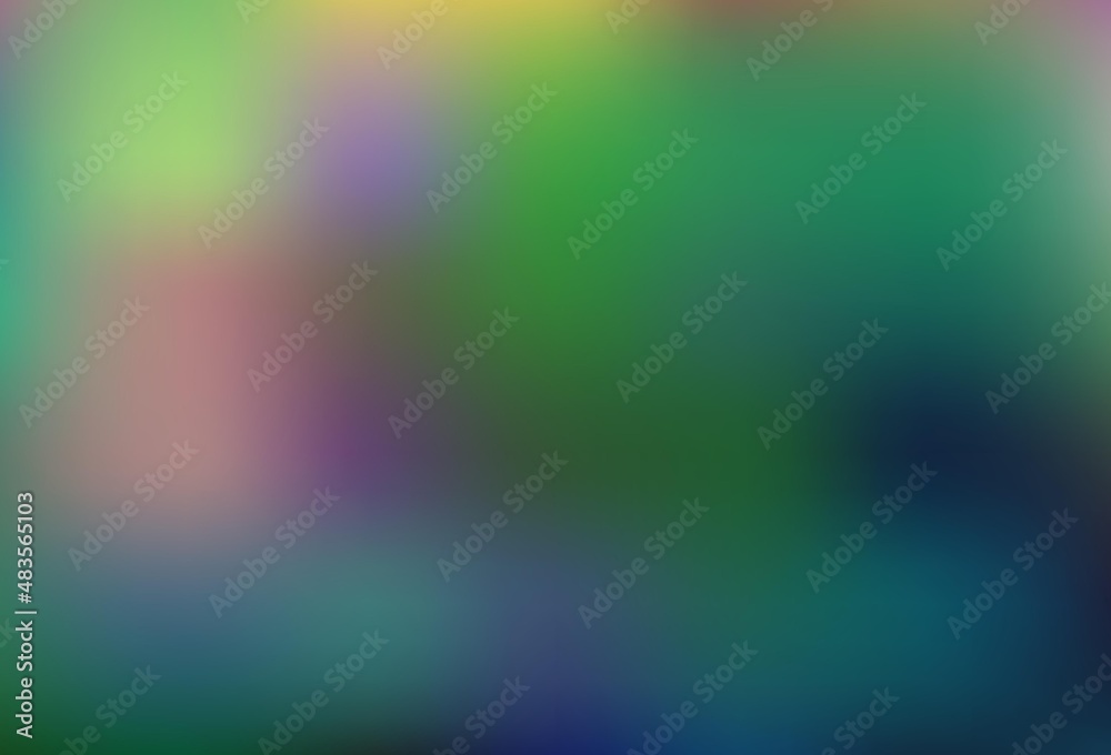 Dark Blue, Green vector blurred bright pattern. Dark Blue, Green vector blurred bright pattern.