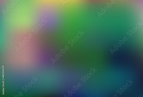 Dark Blue, Green vector blurred bright pattern.