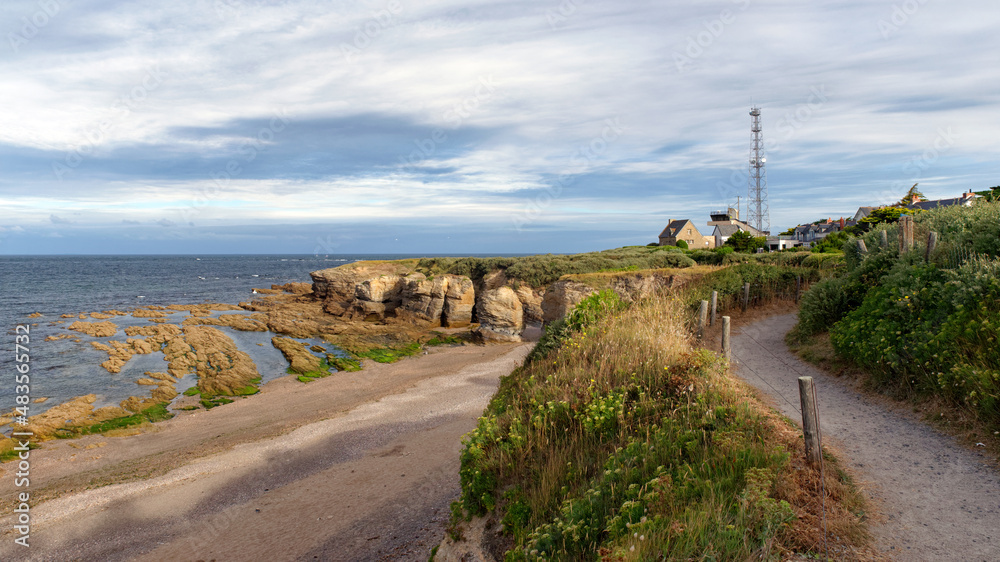 Coastal path near Piriac village in Brittany