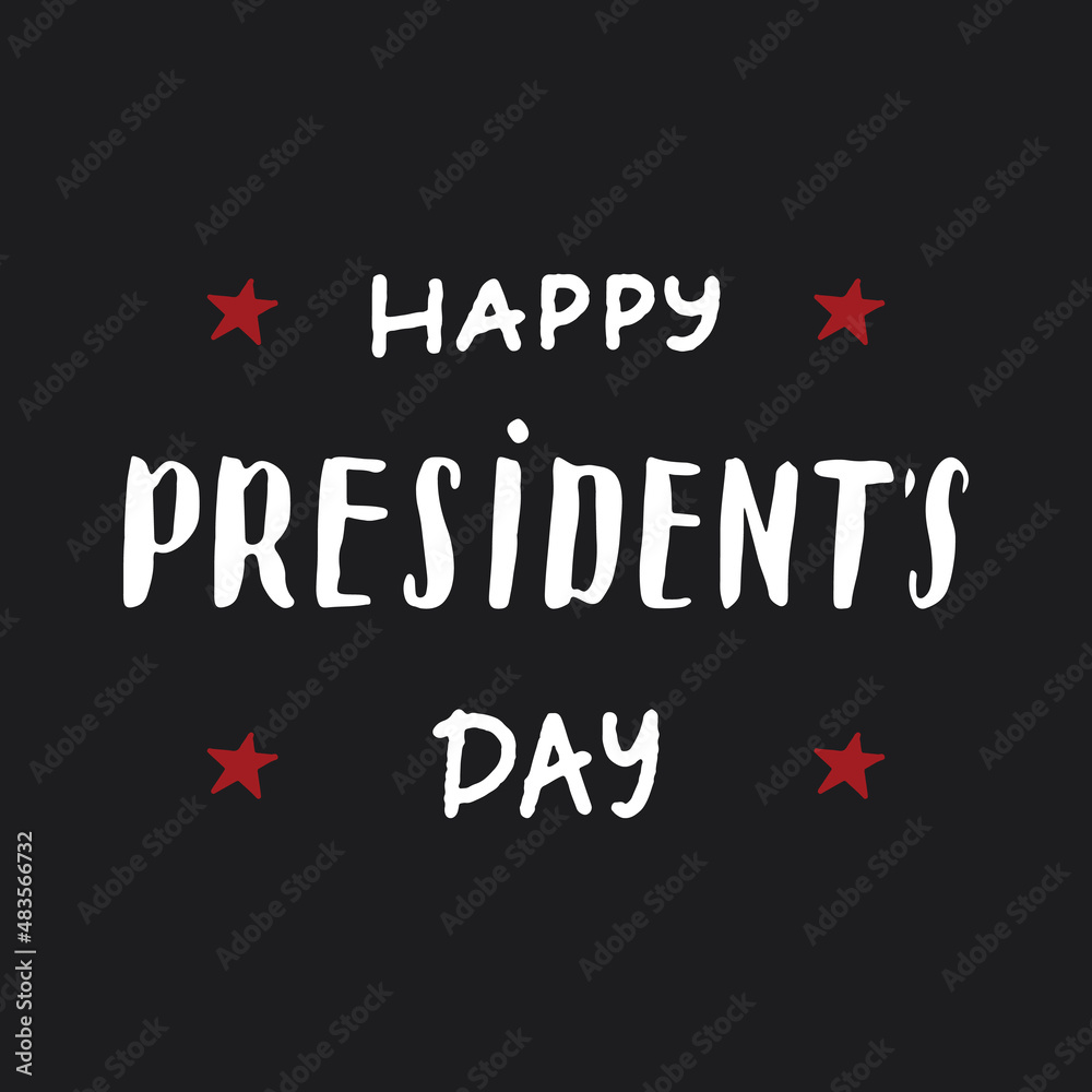 Happy President's Day USA greeting card, United States of America celebration. american holiday, vector illustration Happy President's Day USA greeting card, United States of America celebration. american holiday, vector illustration