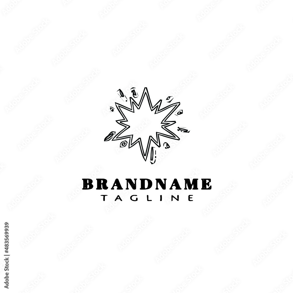 dust cloud cartoon design logo icon black isolated vector illustration dust cloud cartoon design logo icon black isolated vector illustration