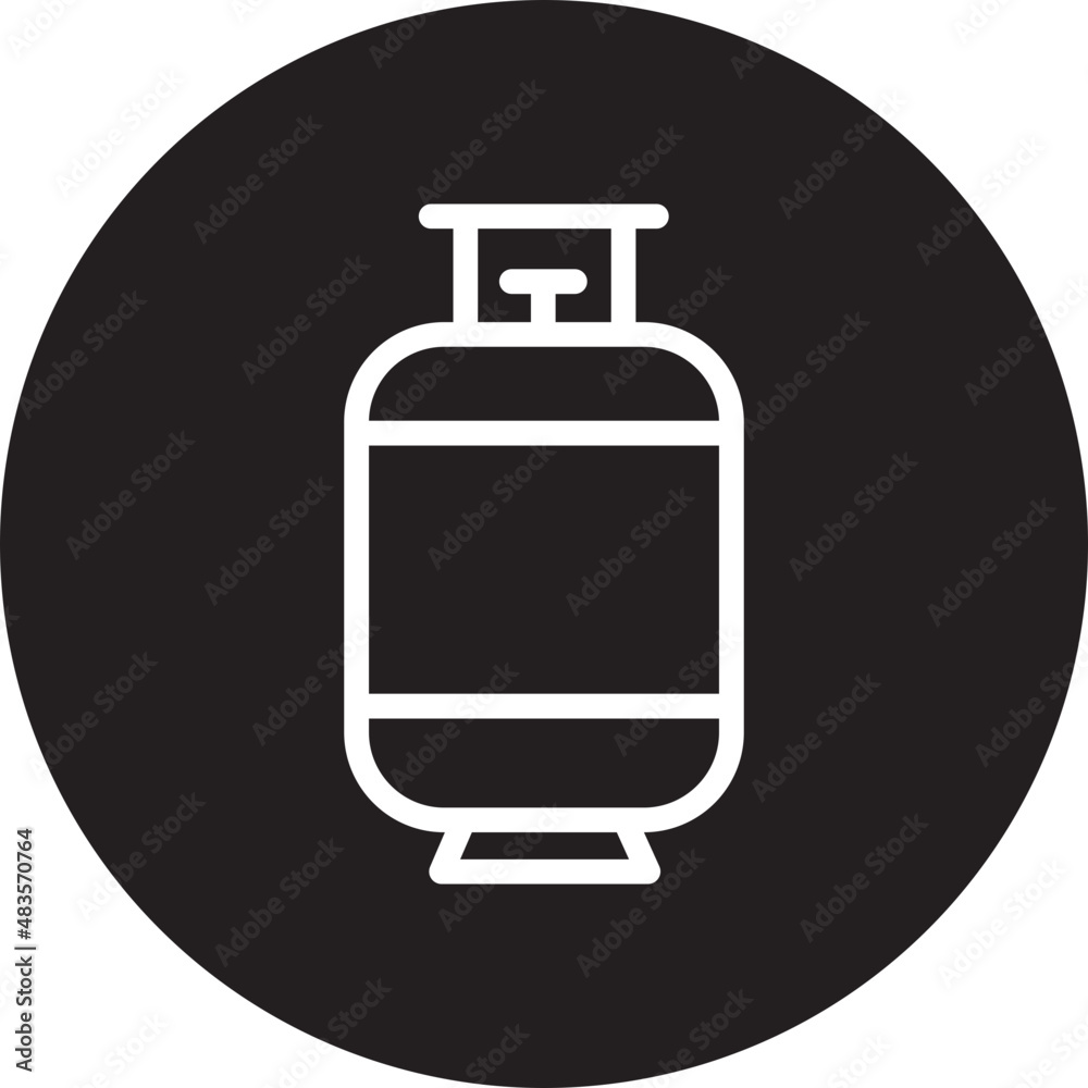 gas glyph icon gas glyph icon