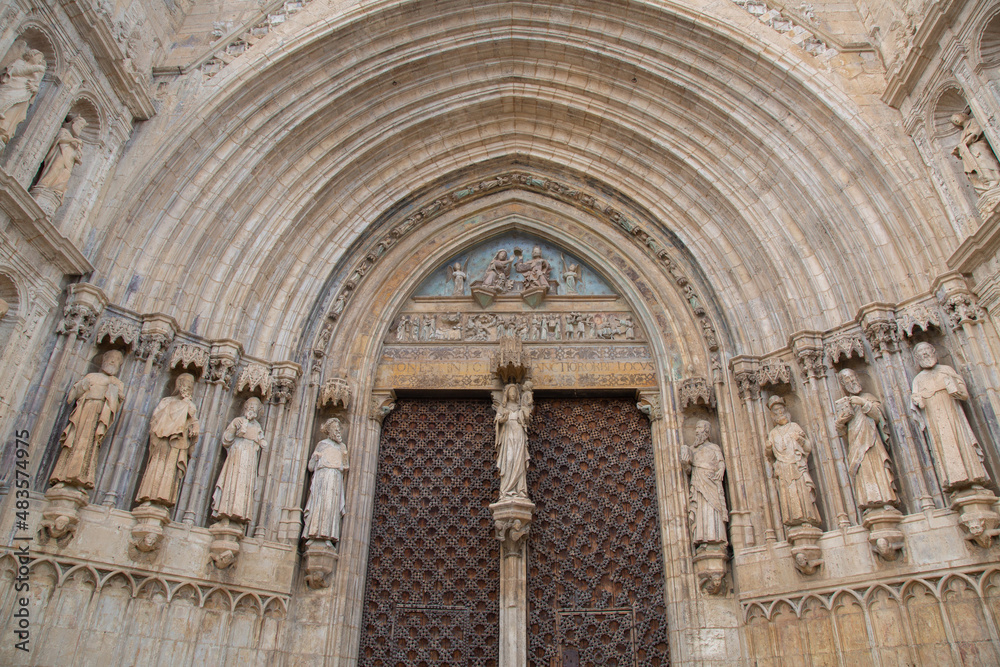 Main Entrance of St Mary Church, Morella