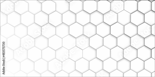 seamless pattern with hexagons