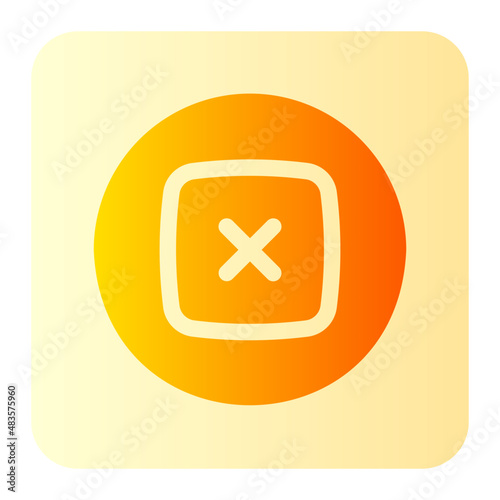 failed gradient icon