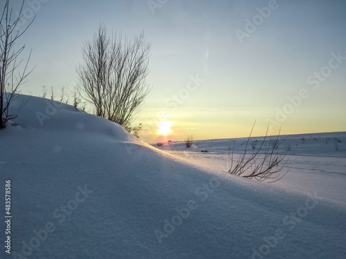 winter, snow, landscape, road, cold, sky, nature, tree, frost, forest, ice, white, season, field, sunset, frozen, snowy, trees, country, track, ski, scene, sun, clouds, mountain