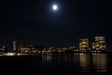 Copenhagen Harbour by light from the full moon
