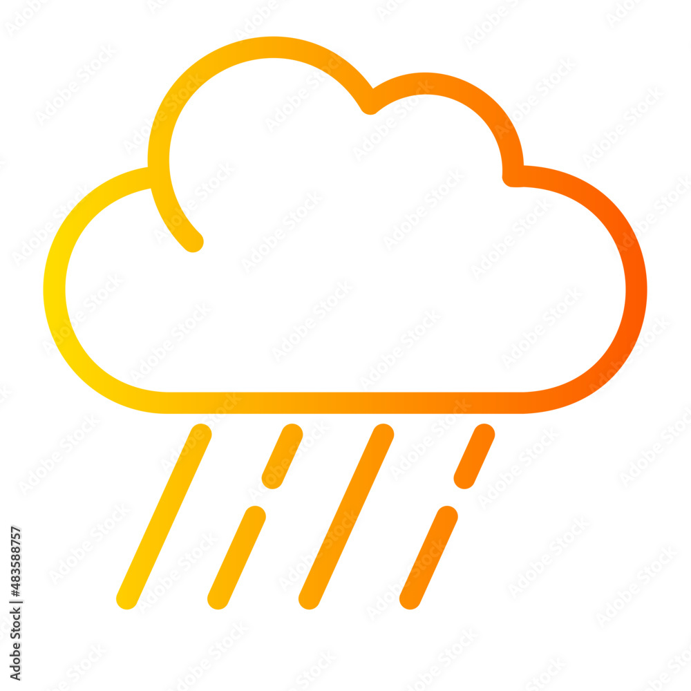 cloud gradient icon cloud gradient icon
