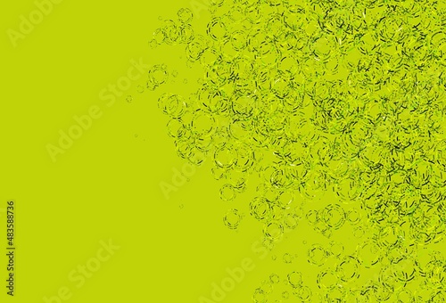 Light Green vector texture with disks.
