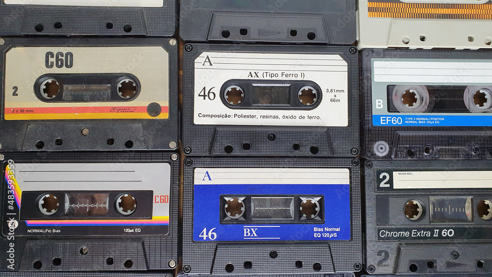 Fototapeta premium audio cassette tape