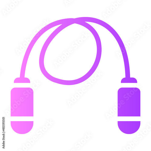 Jump Rope gradient icon
