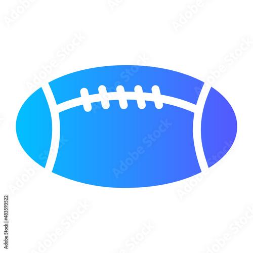 rugby gradient icon
