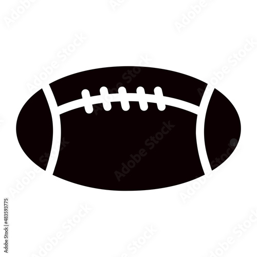 rugby glyph icon