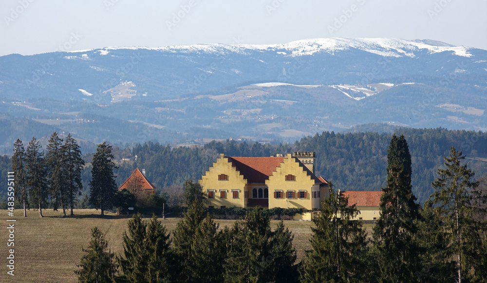 Schloss Reiteregg . Steiermark . Österreich . Europa