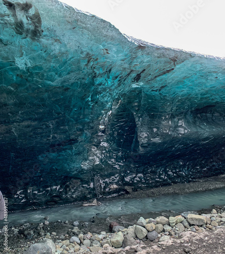 Ice cave glacier entrance.