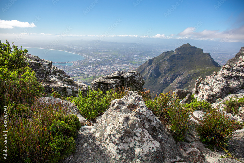 Incredible view of Cape Town from Table Mountain, South Africa