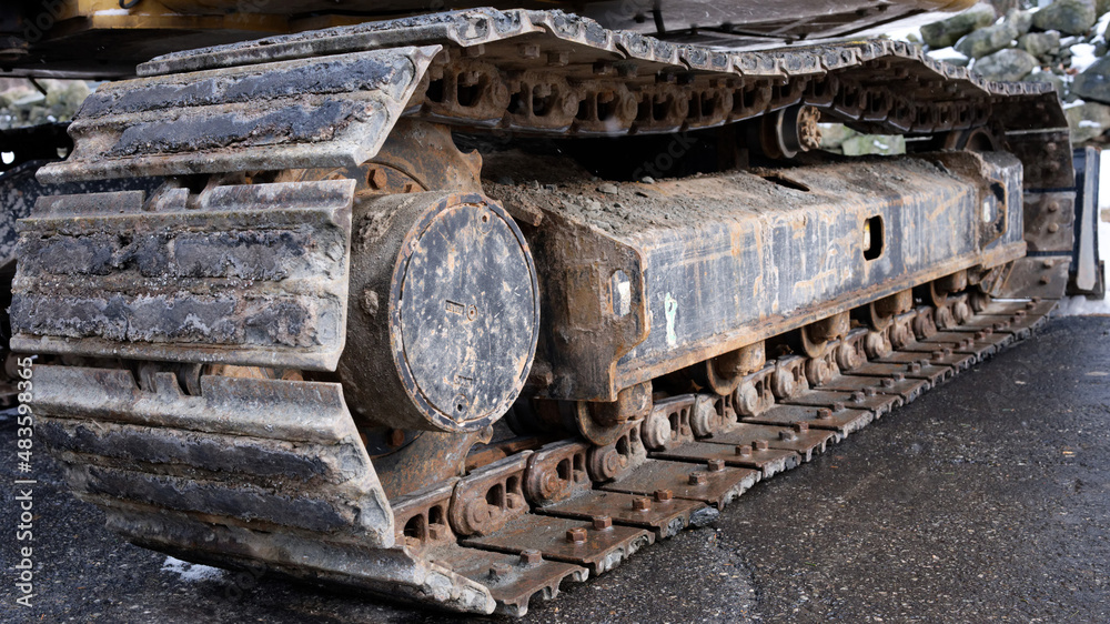 Vehicle tracks. Vehicle tracks.