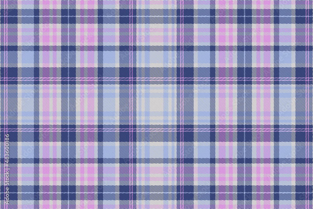 Fototapeta premium Seamless tartan plaid pattern background with vintage color.