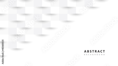 Abstract white texture paper art style 3d vector background can be used in cover design, book design, poster, cd cover, flyer, website background or advertisement - eps10.