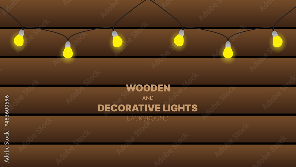wooden and decorative light background with copy space.vector illustration wooden and decorative light background with copy space.vector illustration