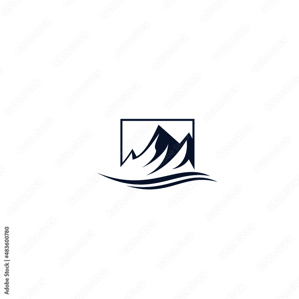 hill or mountain concept logo vector template hill or mountain concept logo vector template