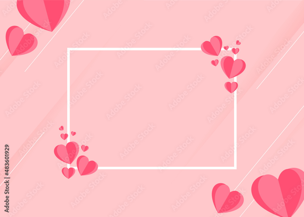 background design with valentine theme