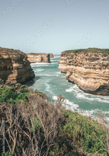 cliffs on the great ocean road
