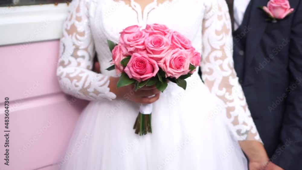 Wedding bouquet. Wedding floristry.Bride. Modern floristry. Wedding bouquet. Wedding floristry.Bride. Modern floristry.
