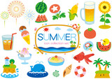 夏,7月,8月,海,夏祭り,夏休み,花,ひまわり,朝顔,お祭り,水族館,動物,果物,アイス,