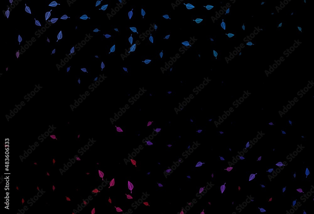 Dark Blue, Red vector doodle pattern. Dark Blue, Red vector doodle pattern.