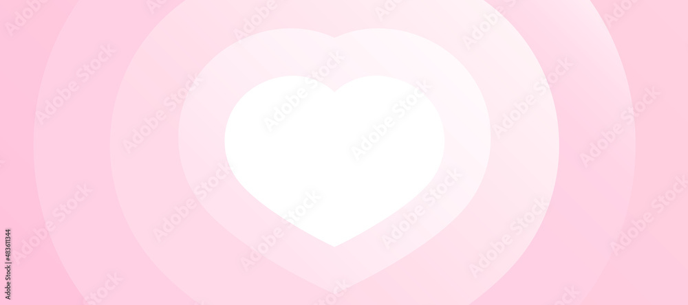 Vector illustration of abstract heart background design for Valentine’s ...