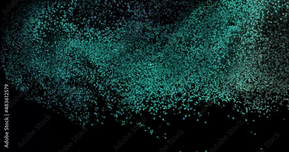 Cloud particles background. Abstract minimal Backdrop animation