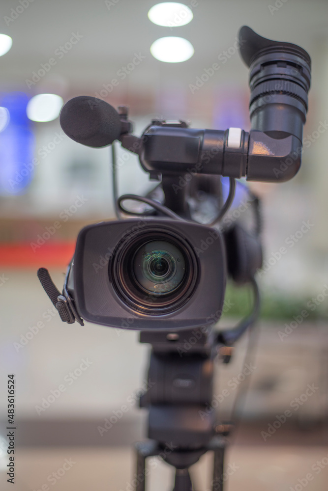 TV camera in recording