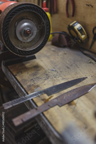 Fabricacion de cuchillos de artesano