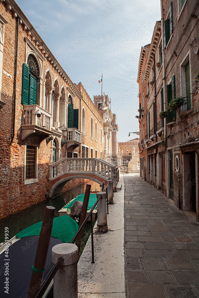 Historical and amazing Venice in Italy - obrazy, fototapety, plakaty 