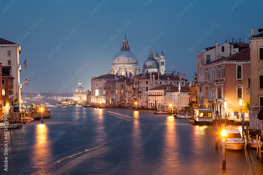 Historic and amazing Venice in the evening, Italy