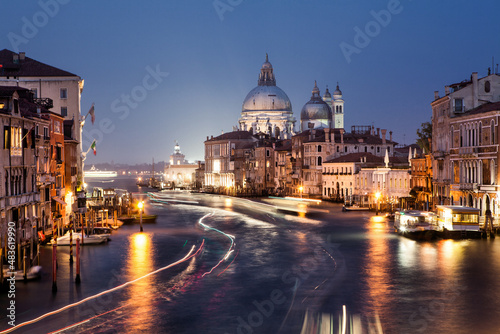 Historic and amazing Venice in the evening, Italy